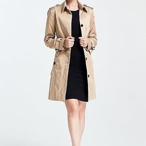 Elegant Beige Trench Coat